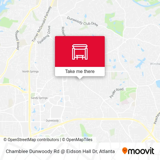 Chamblee Dunwoody Rd @ Eidson Hall Dr map