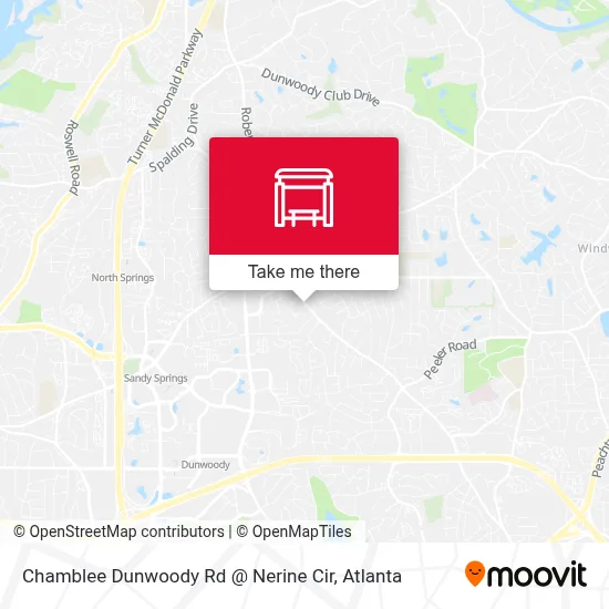 Chamblee Dunwoody Rd @ Nerine Cir map