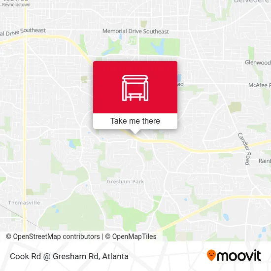 Cook Rd @ Gresham Rd map