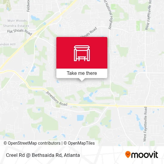 Creel Rd @ Bethsaida Rd map
