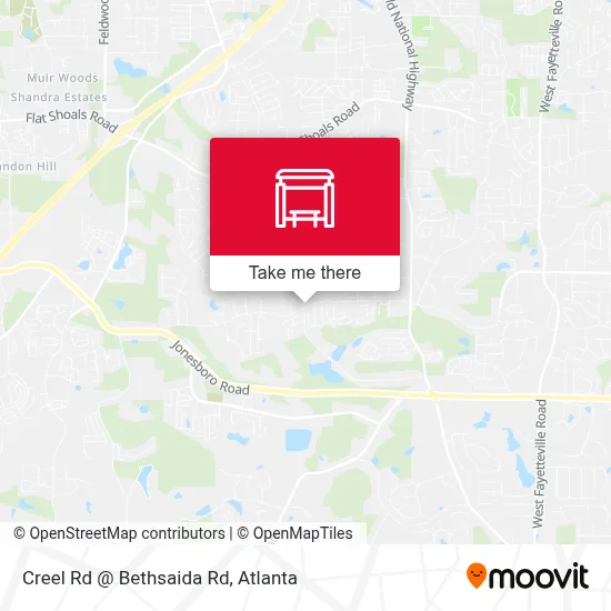 Creel Rd @ Bethsaida Rd map