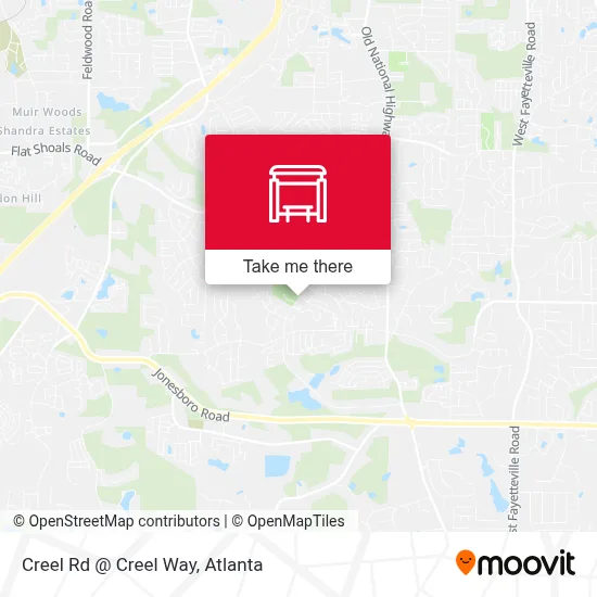 Creel Rd @ Creel Way map
