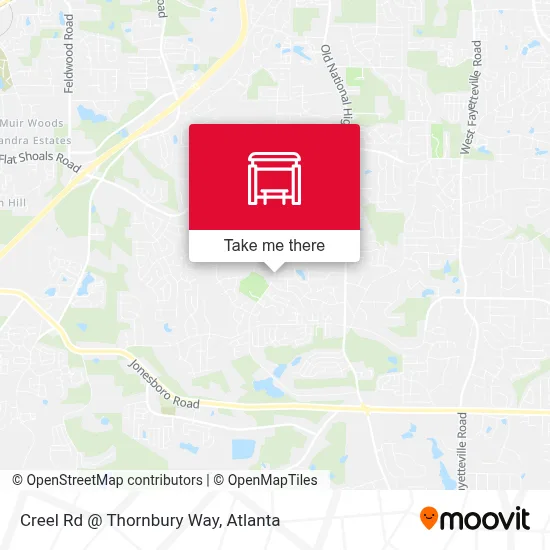 Creel Rd @ Thornbury Way map