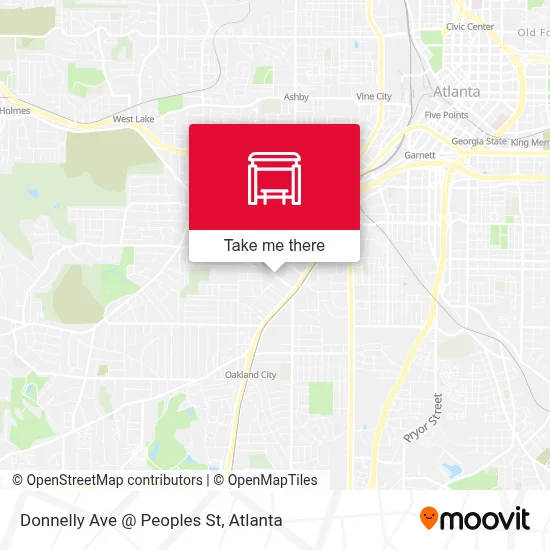 Donnelly Ave @ Peoples St map