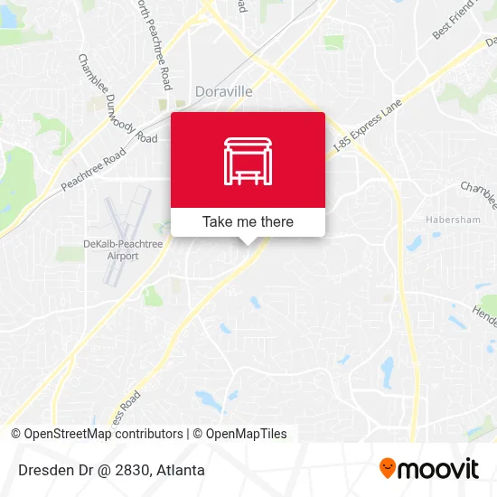 Dresden Dr @ 2830 map