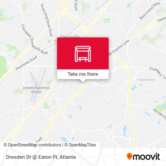 Dresden Dr @ Eaton Pl map