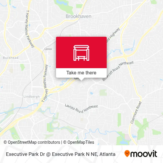 Executive Park Dr @ Executive Park N NE map