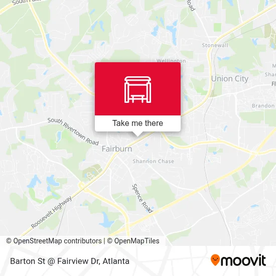 Barton St @ Fairview Dr map