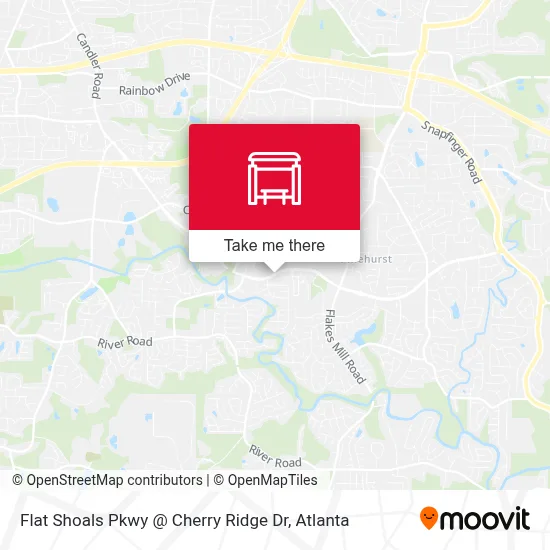 Flat Shoals Pkwy @ Cherry Ridge Dr map