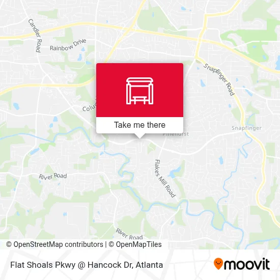 Flat Shoals Pkwy @ Hancock Dr map