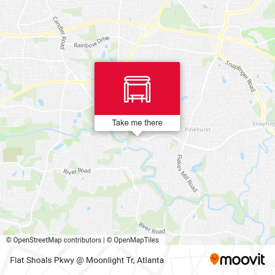 Flat Shoals Pkwy @ Moonlight Tr map