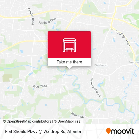 Flat Shoals Pkwy @ Waldrop Rd map