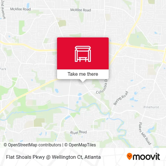 Flat Shoals Pkwy @ Wellington Ct map