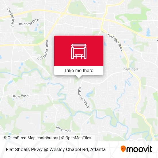Flat Shoals Pkwy @ Wesley Chapel Rd map