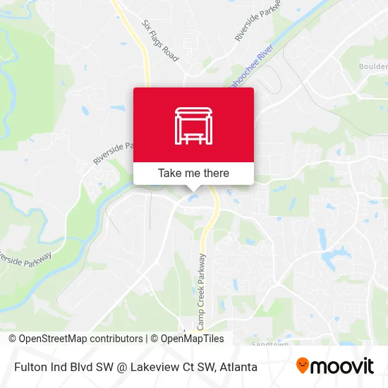 Fulton Ind Blvd SW @ Lakeview Ct SW map