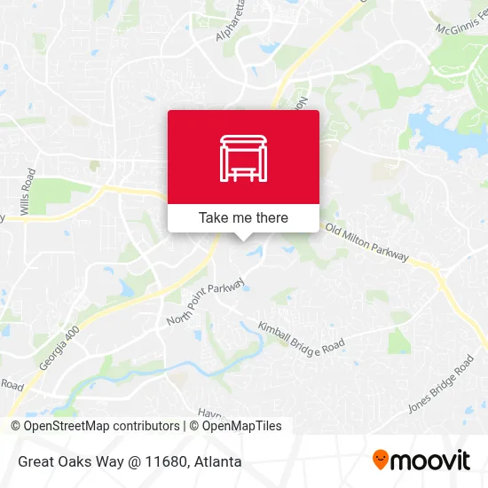 Great Oaks Way @ 11680 map
