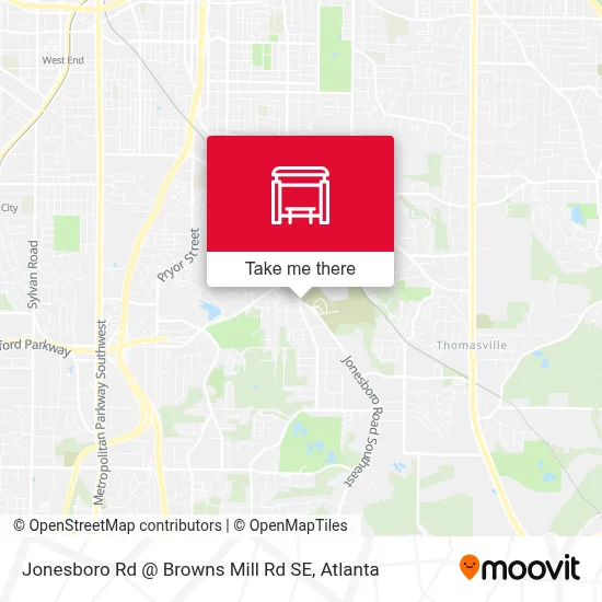 Jonesboro Rd @ Browns Mill Rd SE map