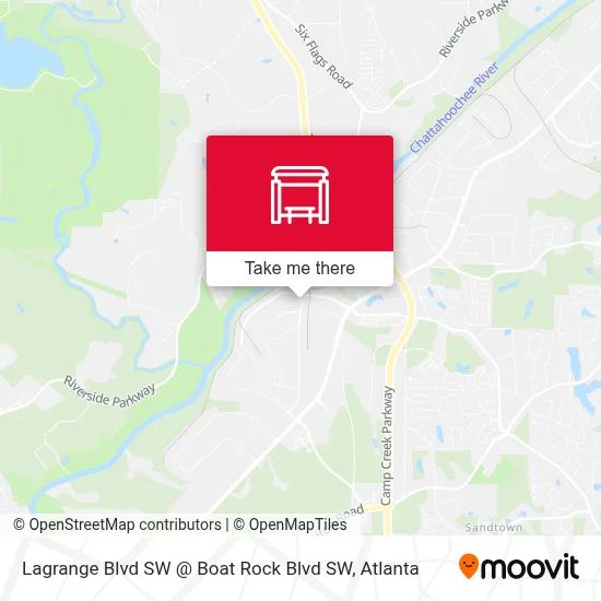 Lagrange Blvd SW @ Boat Rock Blvd SW map