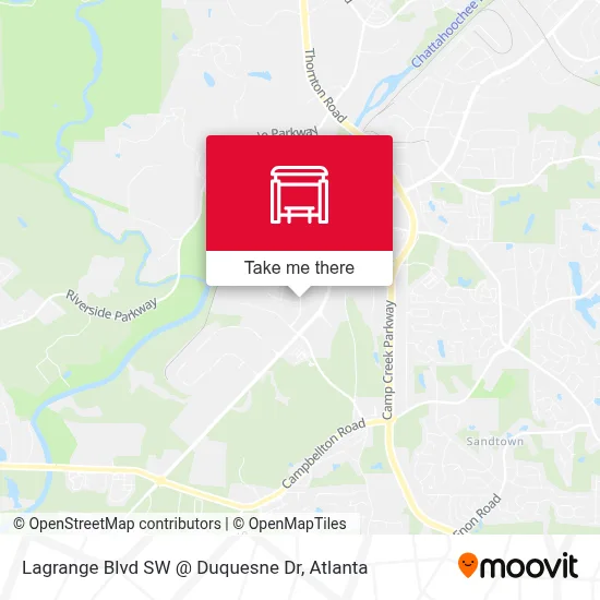Lagrange Blvd SW @ Duquesne Dr map