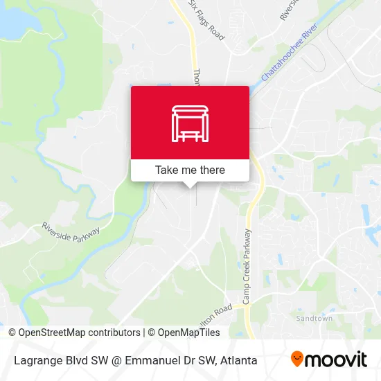 Lagrange Blvd SW @ Emmanuel Dr SW map