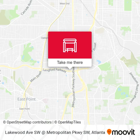 Lakewood Ave SW @ Metropolitan Pkwy SW map
