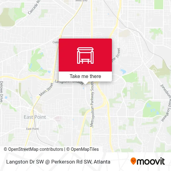 Langston Dr SW @ Perkerson Rd SW map