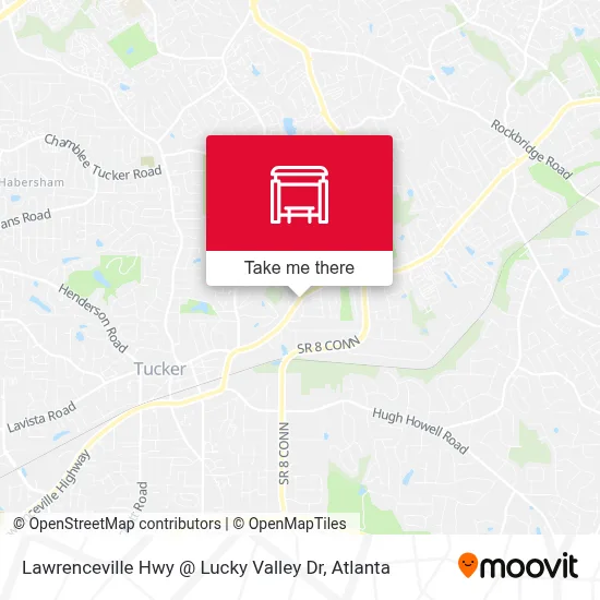 Lawrenceville Hwy @ Lucky Valley Dr map