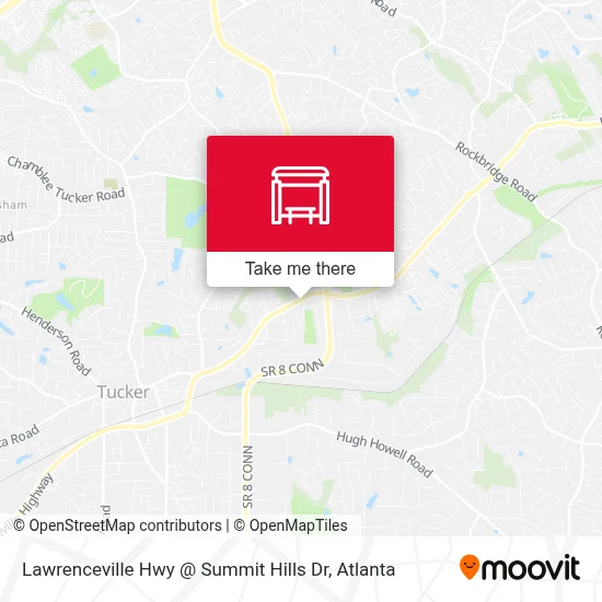 Lawrenceville Hwy @ Summit Hills Dr map