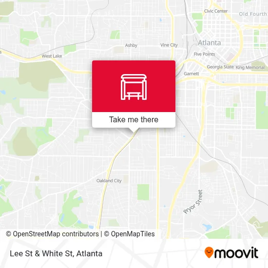 Lee St & White St map