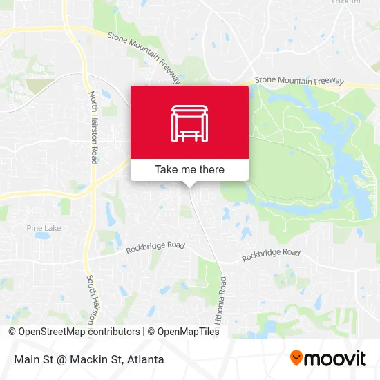 Main St @ Mackin St map