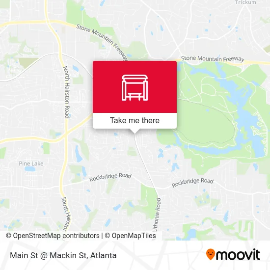 Main St @ Mackin St map