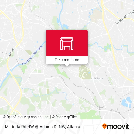 Marietta Rd NW @ Adams Dr NW map