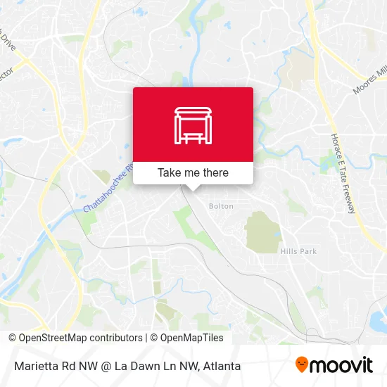 Marietta Rd NW @ La Dawn Ln NW map