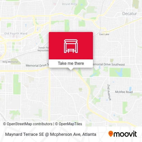 Maynard Terrace SE @ Mcpherson Ave map