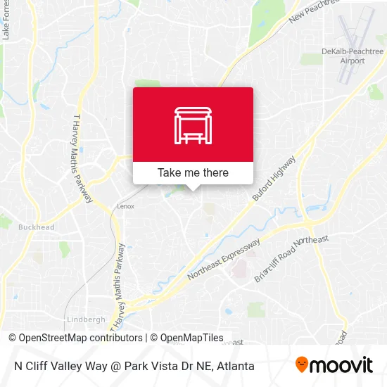 N Cliff Valley Way @ Park Vista Dr NE map