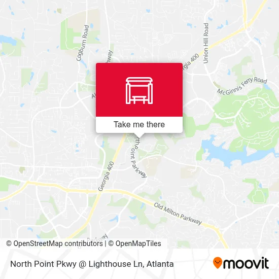 North Point Pkwy @ Lighthouse Ln map