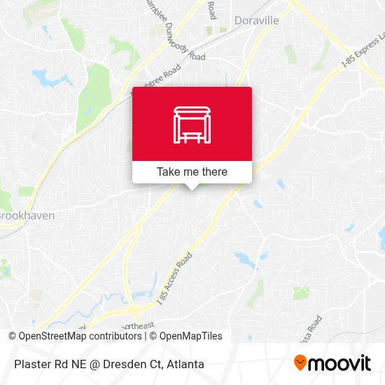 Plaster Rd NE @ Dresden Ct map