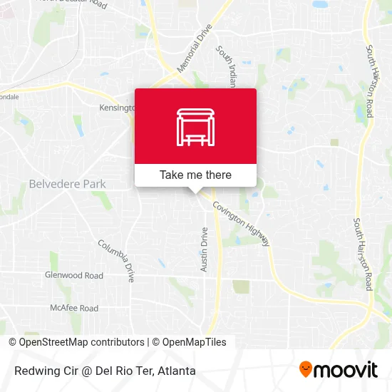 Redwing Cir @ Del Rio Ter map