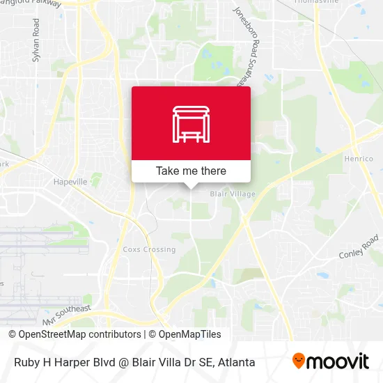 Ruby H Harper Blvd @ Blair Villa Dr SE map