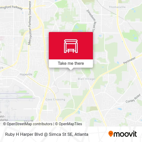 Ruby H Harper Blvd @ Simca St SE map