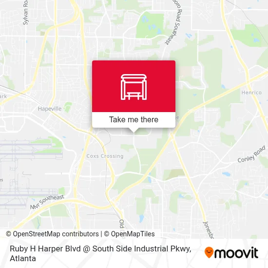 Ruby H Harper Blvd @ South Side Industrial Pkwy map