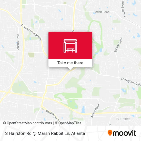 S Hairston Rd @ Marsh Rabbit Ln map