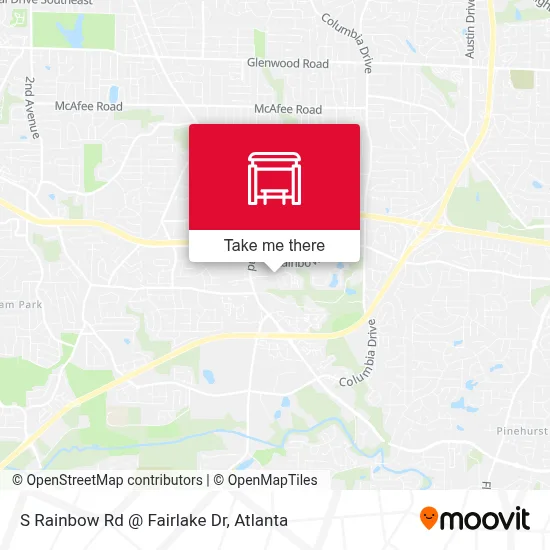 S Rainbow Rd @ Fairlake Dr map