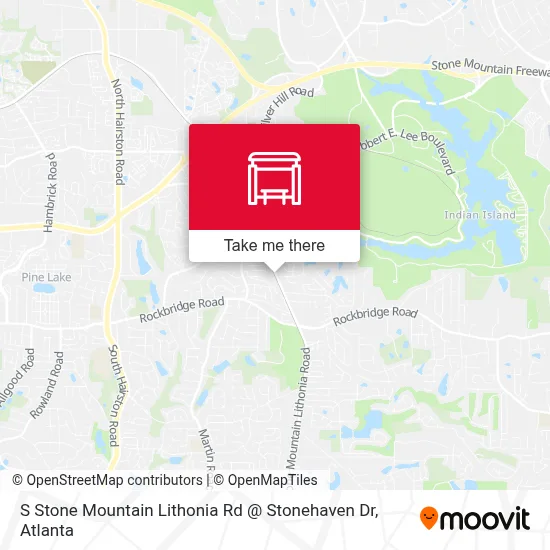 S Stone Mountain Lithonia Rd @ Stonehaven Dr map