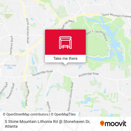 S Stone Mountain Lithonia Rd @ Stonehaven Dr map
