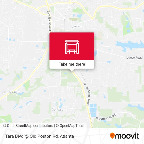 Tara Blvd @ Old Poston Rd map