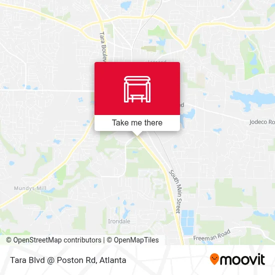 Tara Blvd @ Poston Rd map