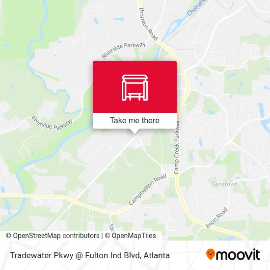 Tradewater Pkwy @ Fulton Ind Blvd map