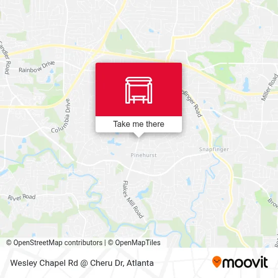 Wesley Chapel Rd @ Cheru Dr map