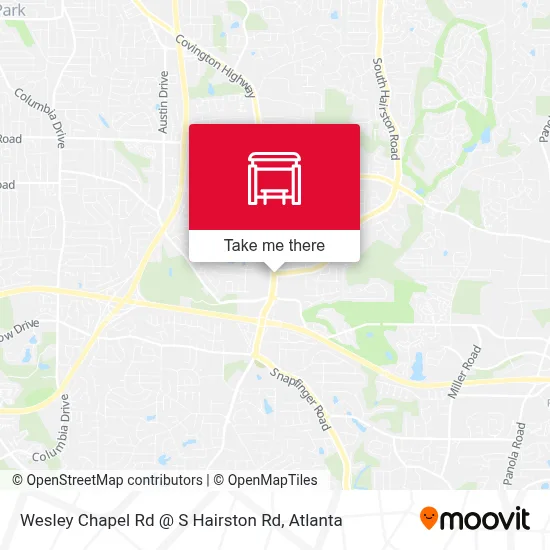 Wesley Chapel Rd @ S Hairston Rd map
